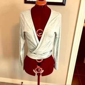 Lole wrap ballet/barre top sz small